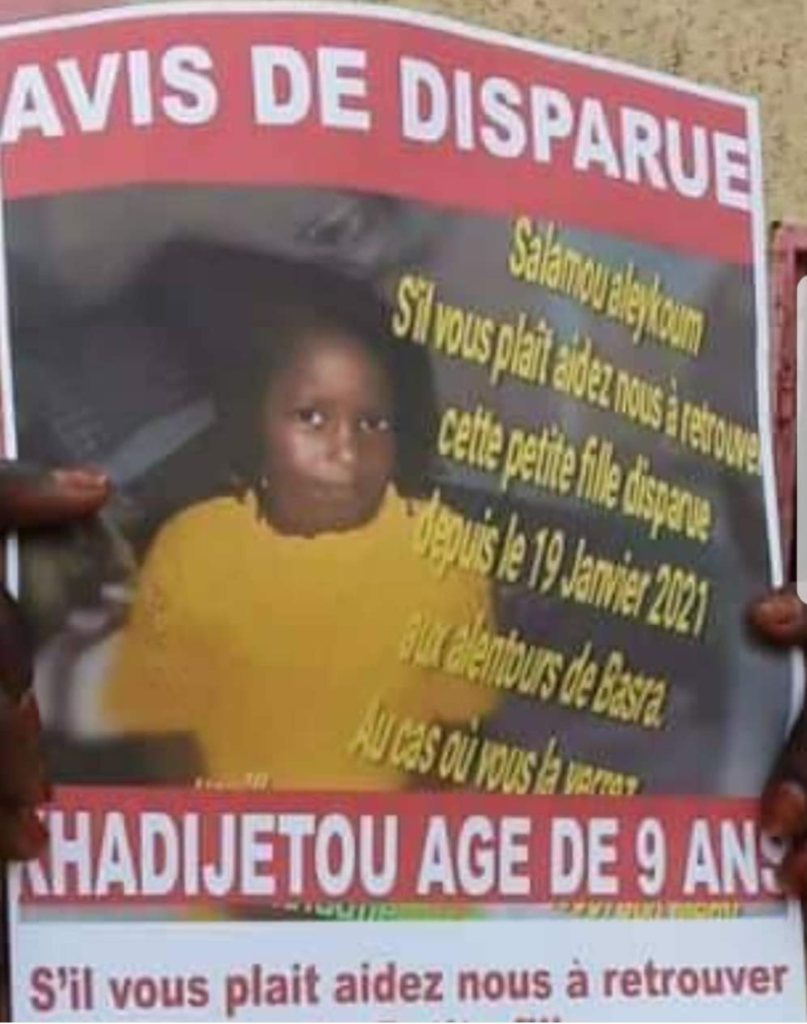Article : Mauritanie : mobilisation autour de la disparition d&rsquo;une fillette de 9 ans
